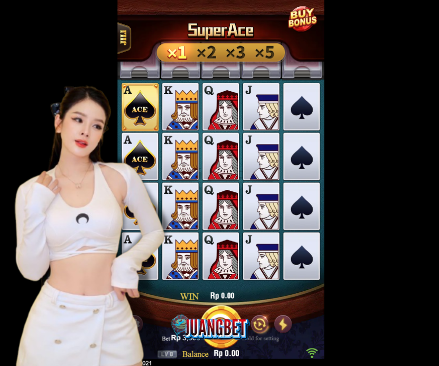 Ilustrasi permainan slot online