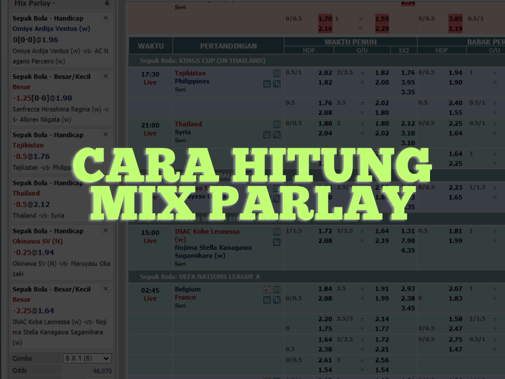 Cara Hitung Mix Parlay Lengkap