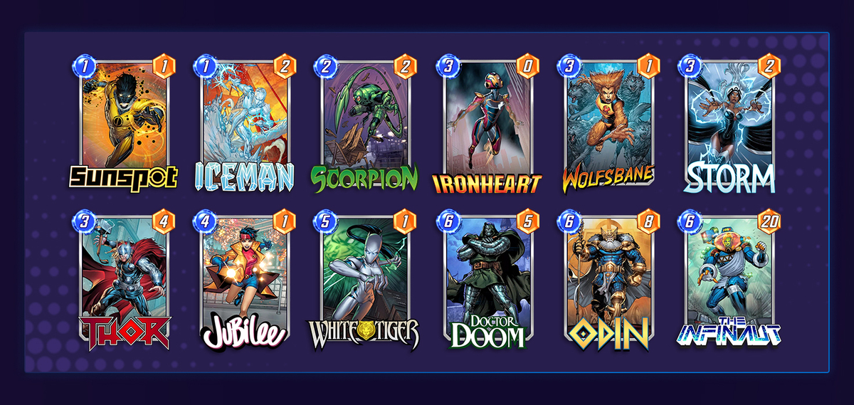 Marvel Snap Wong On Reveal Deck