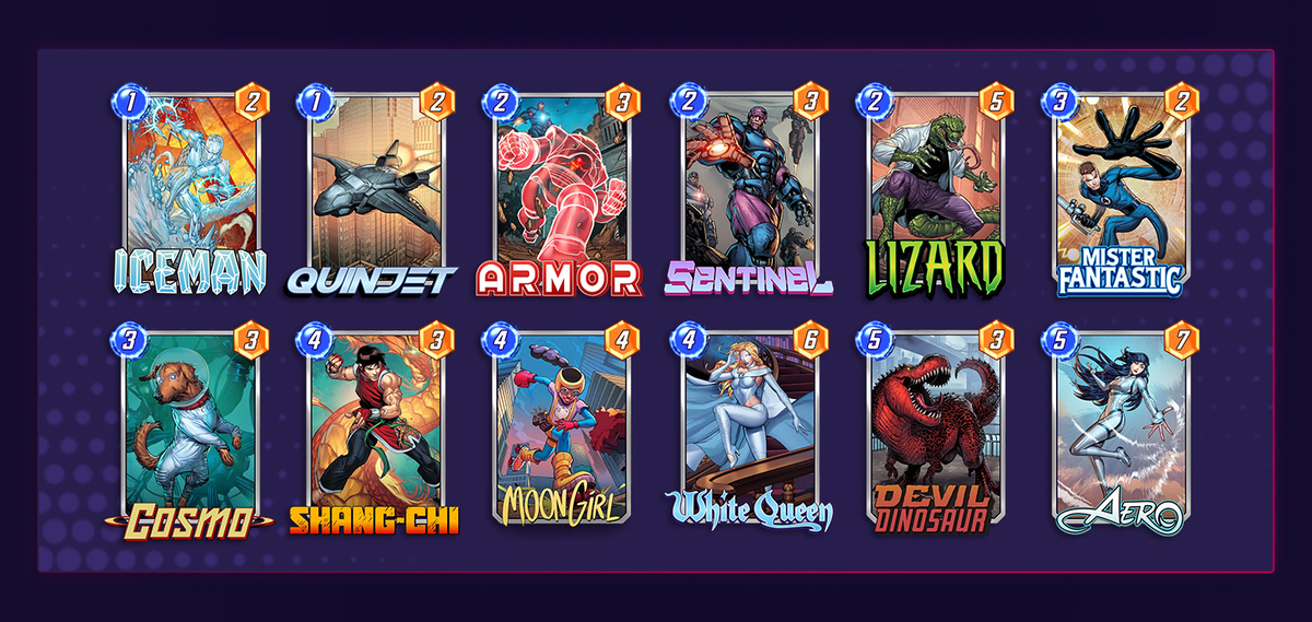 Marvel Snap Dino Deck