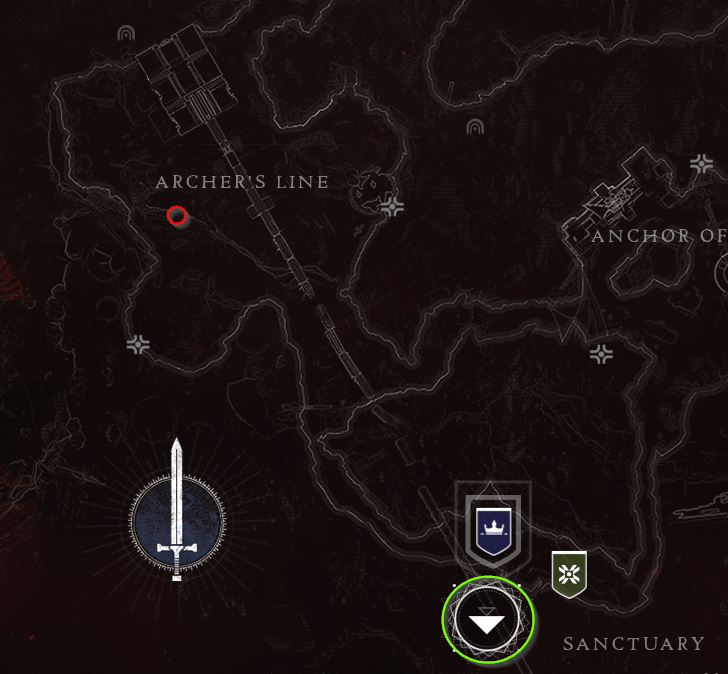 lunar archer crevvasse crash map