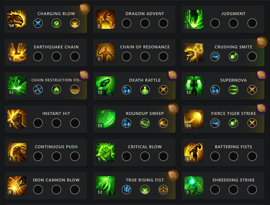 shock training scrapper build