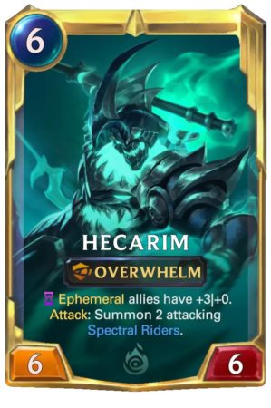 Hecarim level 2 (LoR card)