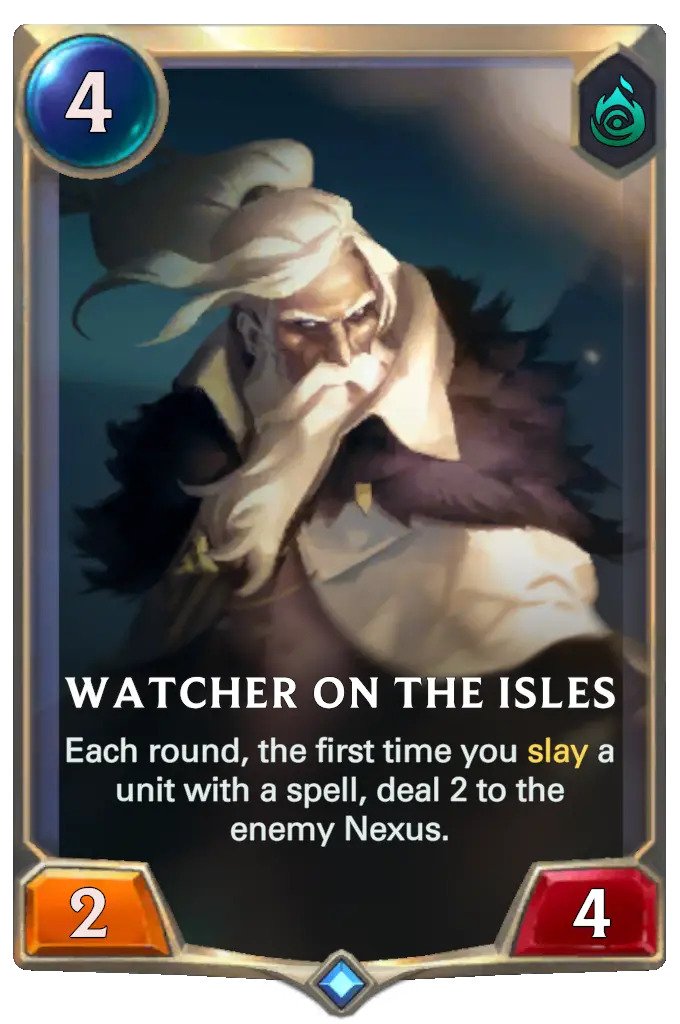 watcher on the isles (lor card)