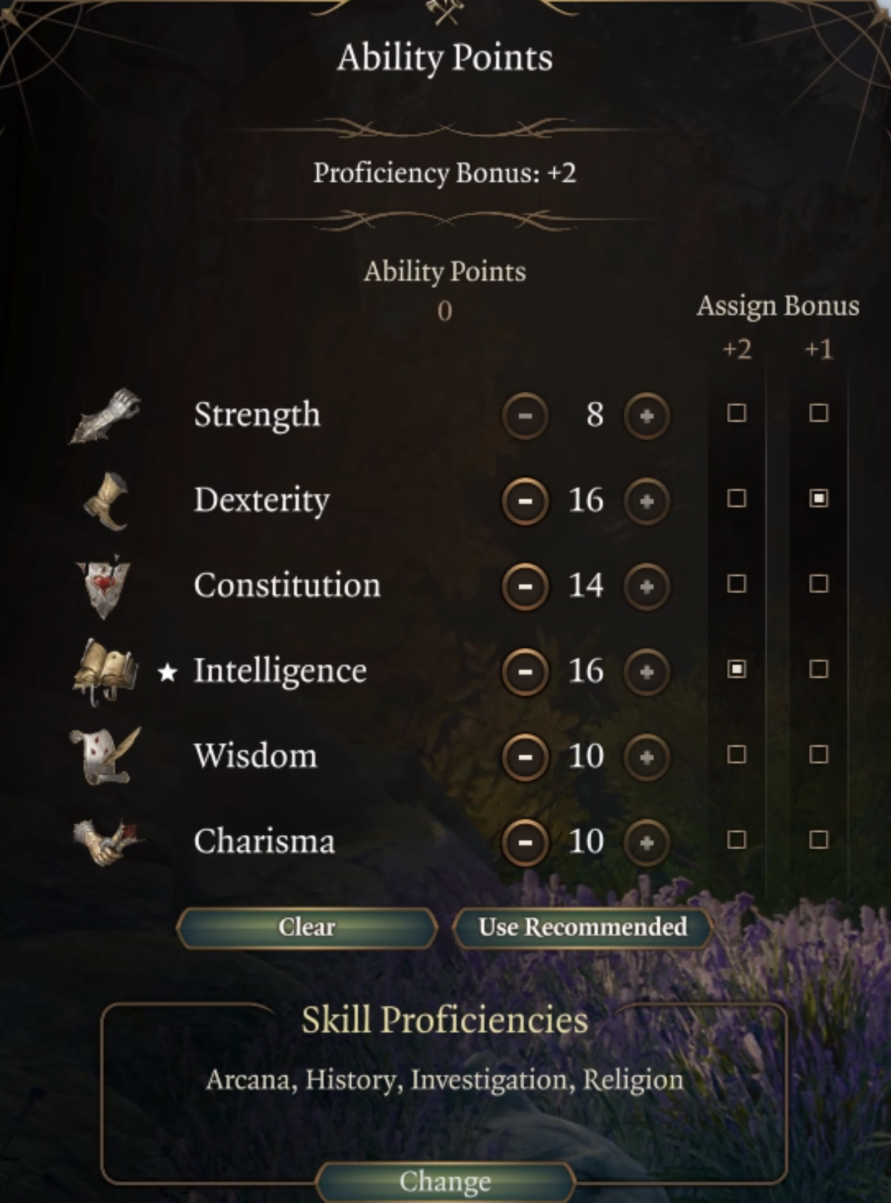 BG3 enchantment wizard stats