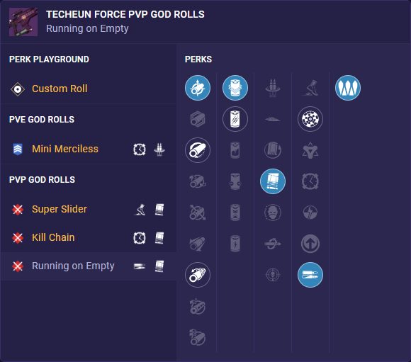 techuen force pvp god rolls