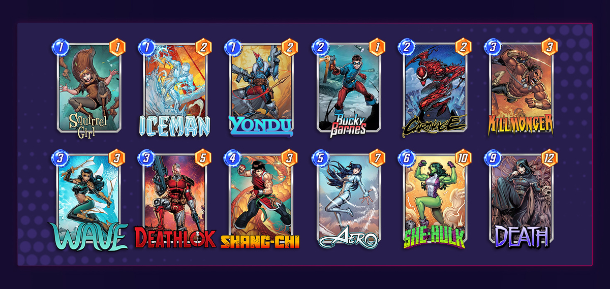 Marvel Snap Deathwave Deck