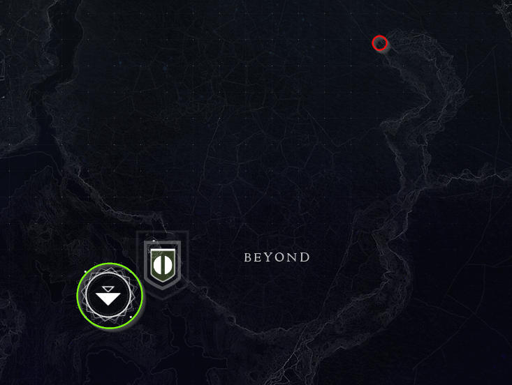 europa beyond cliff landing map