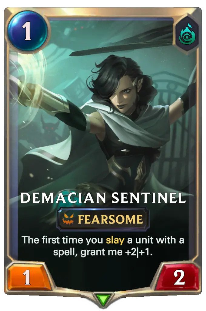 Demacian Sentinel (LoR card)