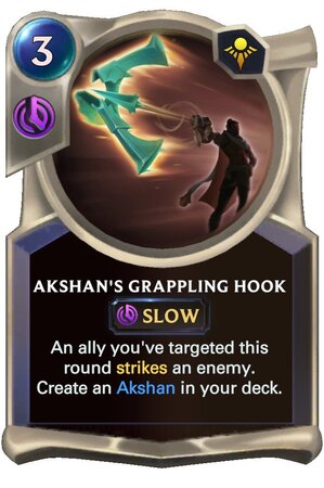 Akshan's Grappling Hook (LoR Card)