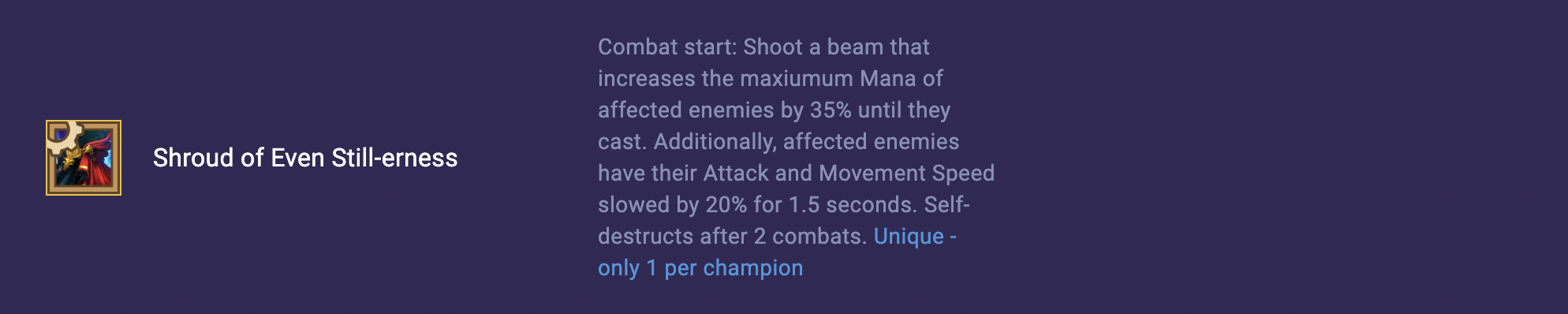 Shroud of Even Still-erness