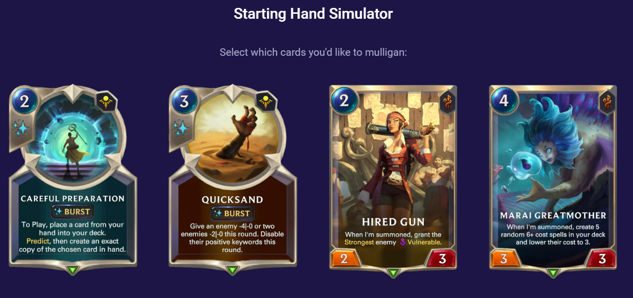 Careful Greatmother (LoR Mulligan)