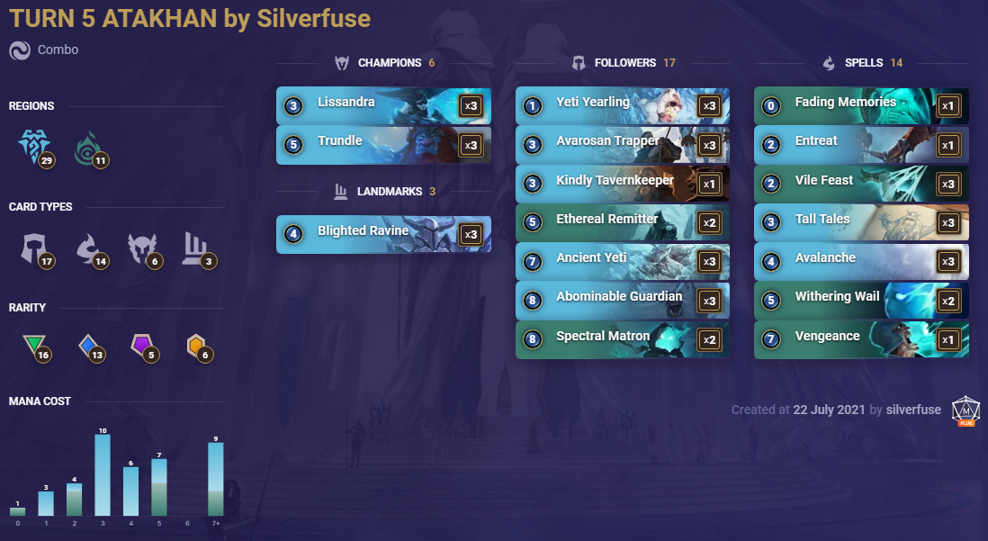 Turn 5 Atakhan (LoR Deck)