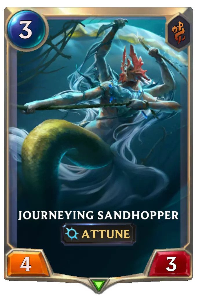 journeying sandhopper (lor card)