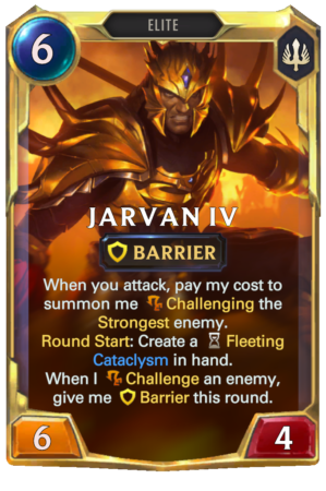 Jarvan IV Level 2 (LoR reveal)