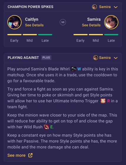 Caitlyn vs Samira screenshot