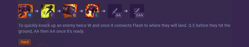 Alistar combo example