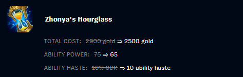 P10.23 Zhonya's Hourglass