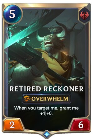 Retired Reckoner (LoR Card)