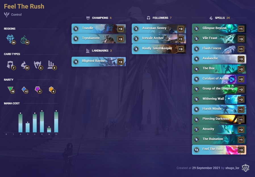 58a34a1c-feel-the-rush-lor-deck Feel The Rush (LoR Deck)