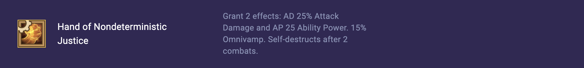 Hand of Nondeterministic Justice