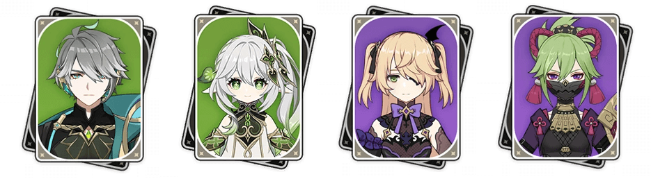 Genshin Impact Alhaitham Spread Team