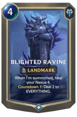 63f0a378-blighted-ravine-lor-card-e1614112440132-5 Blighted Ravine (LoR Card)