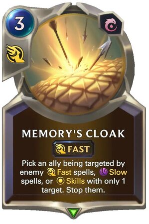 7538233d-memorys-cloak-lor-card Memory's Cloak (lor card)