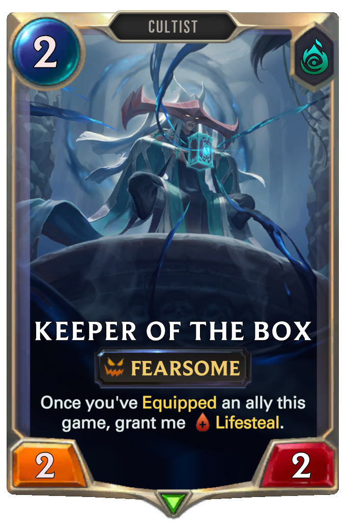keeper of the box lor card
