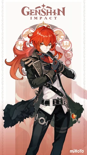 Genshin Impact Diluc Card