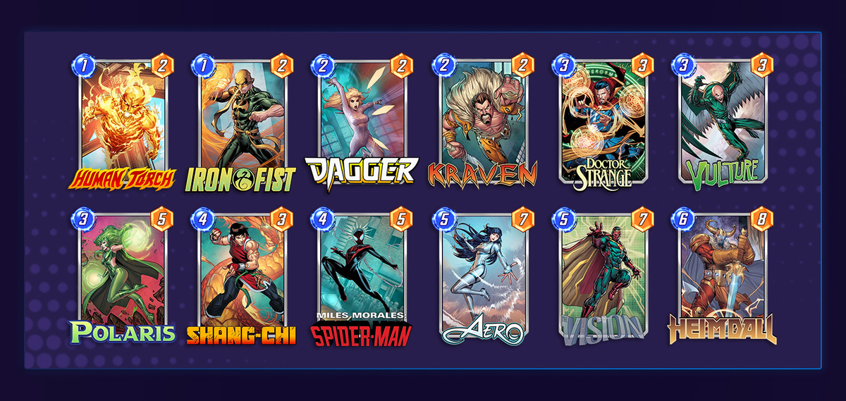 Marvel Snap Movement Deck