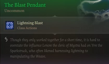 the blast pendant