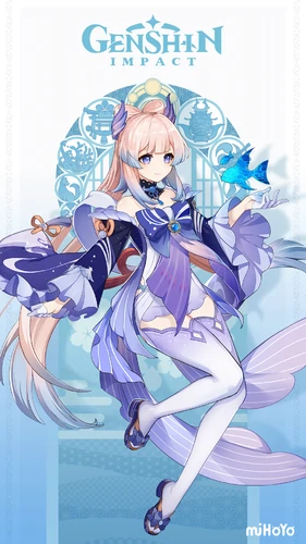 Genshin Impact Sangonomiya Kokomi Card