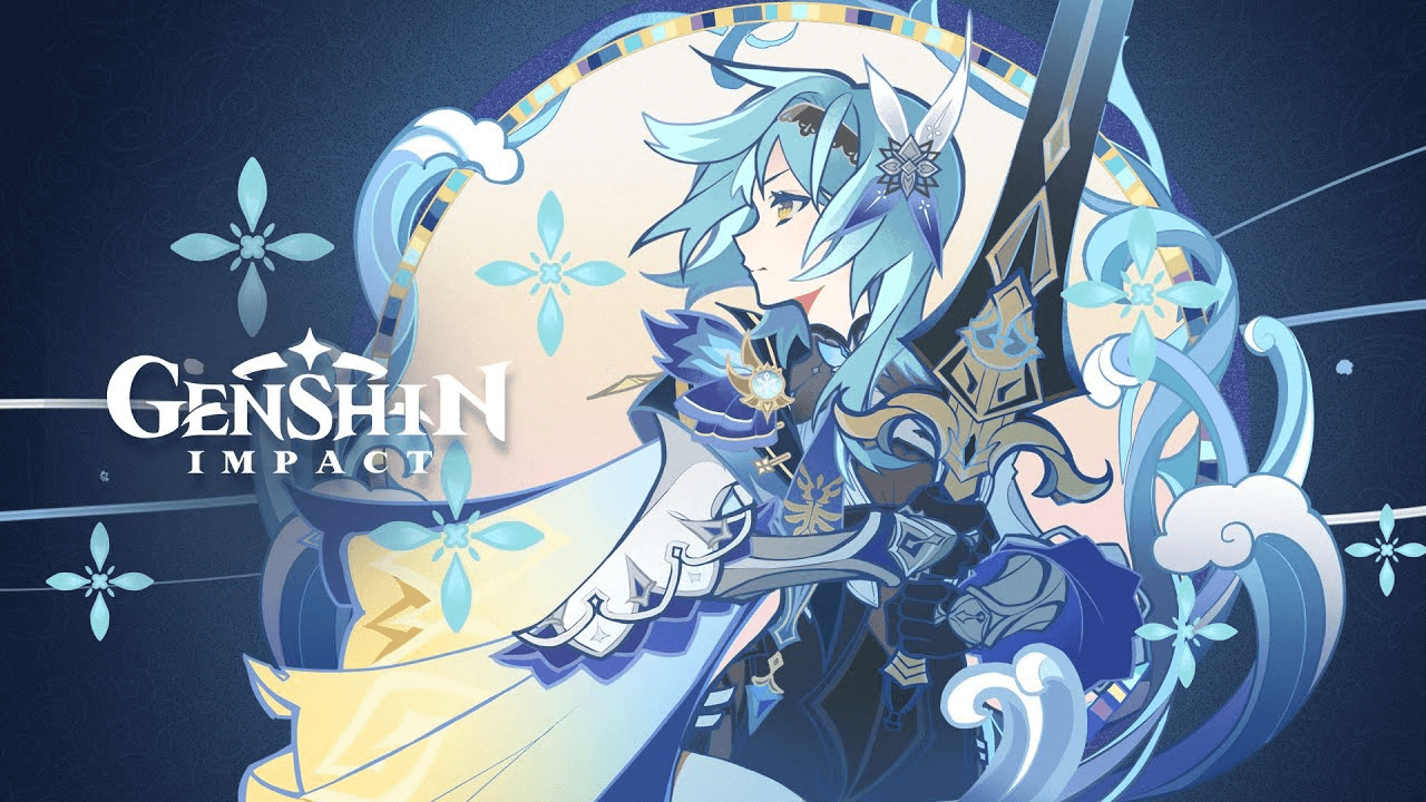 Genshin Impact Eula Stained Glass