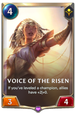 Voice of the Risen (LoR Card)