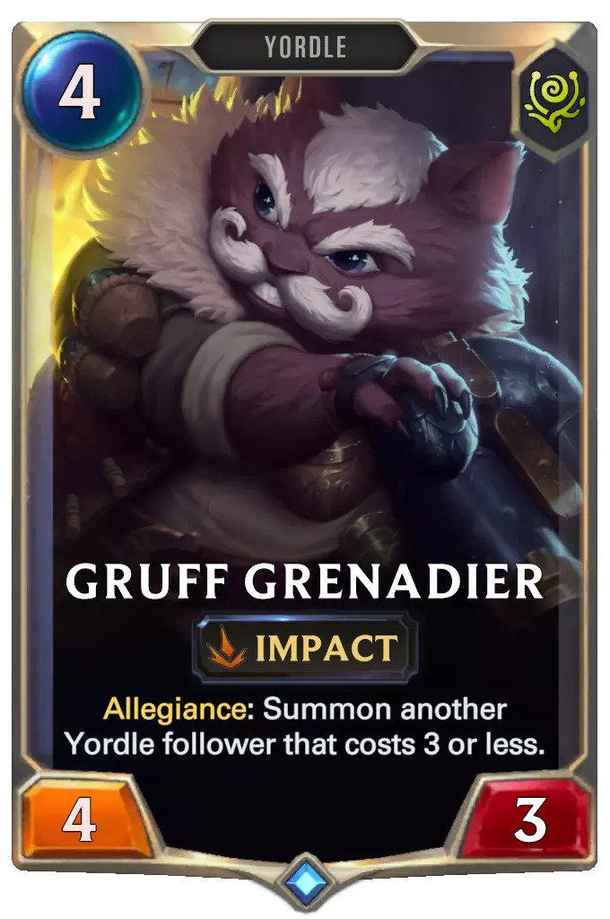 gruff grenadier (lor card)