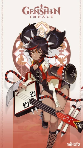 Genshin Impact Xinyan Card