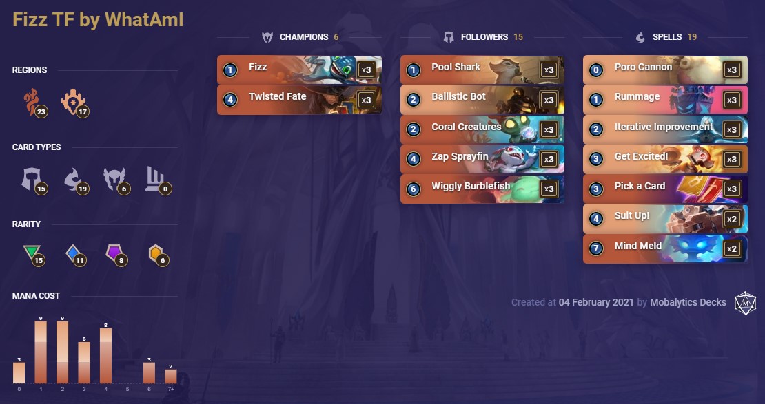 Fizz TF (LoR deck)