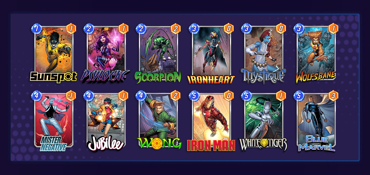 Marvel Snap Negative Deck