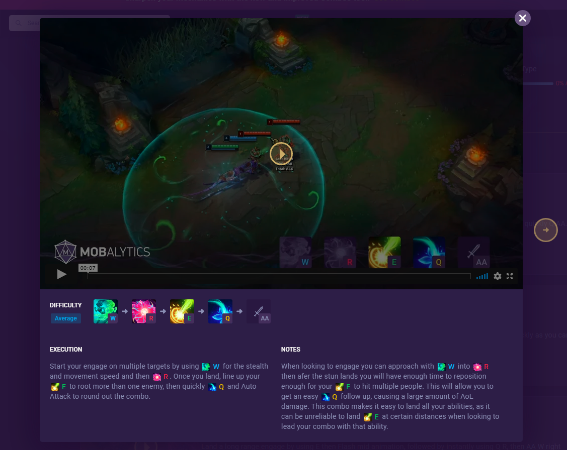 Champion combos Neeko Example