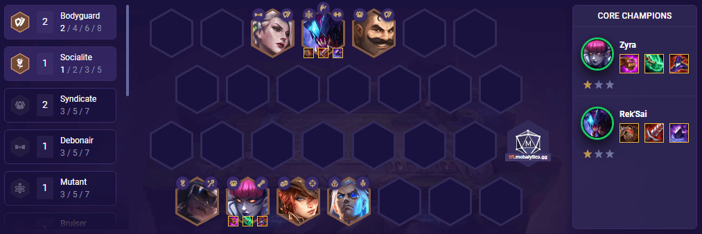 TFT Built Different Zyra Rek