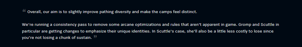 Jungle Camp Adjustments
