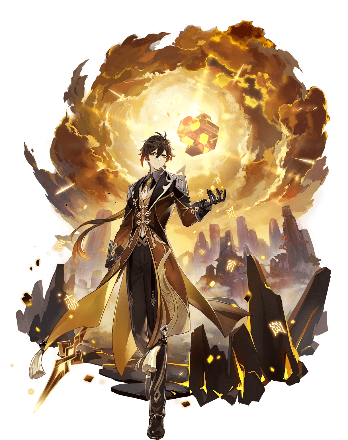 Genshin Impact Zhongli Full Wish