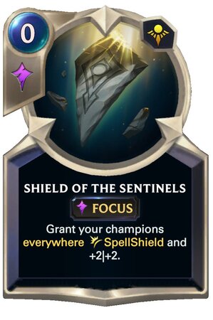 Shield of the Sentinels (LoR Card)