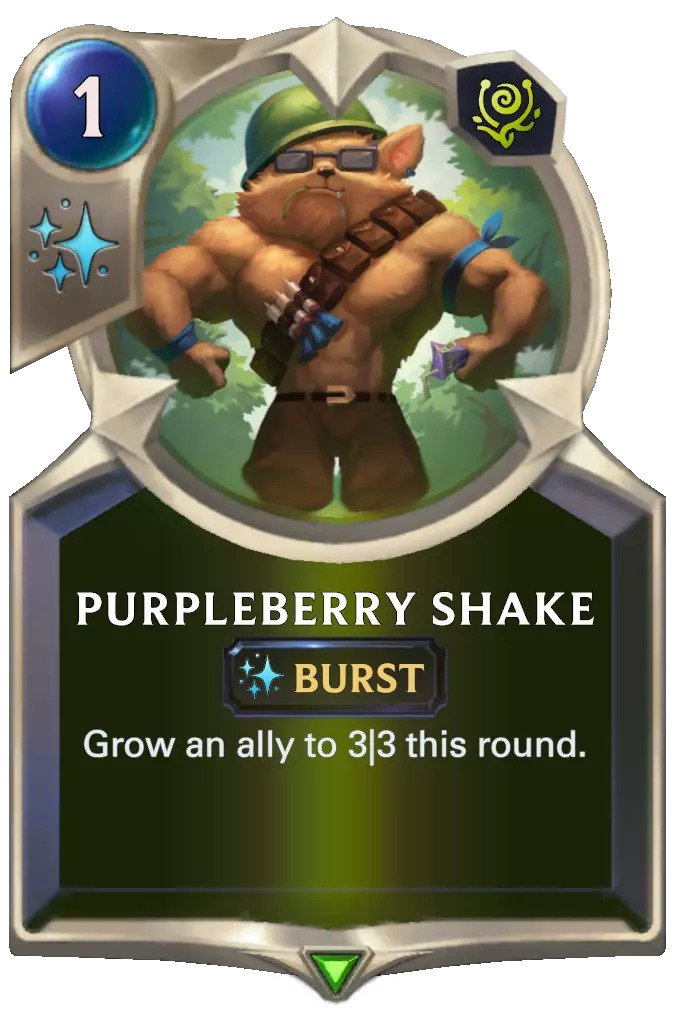 Purpleberry Shake (lor card)