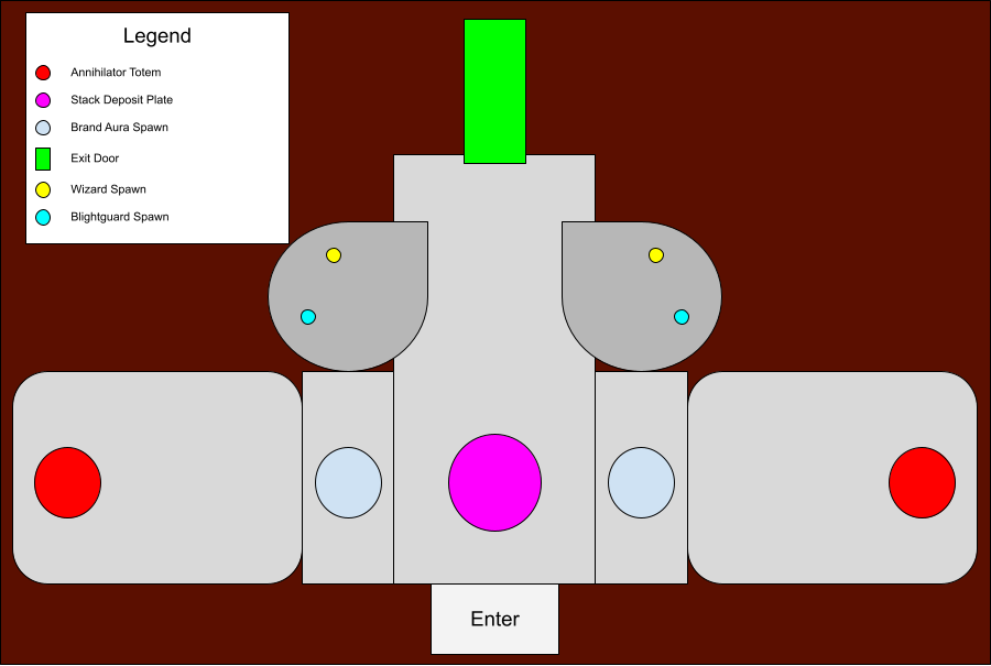 King's Fall Basilica Guide map