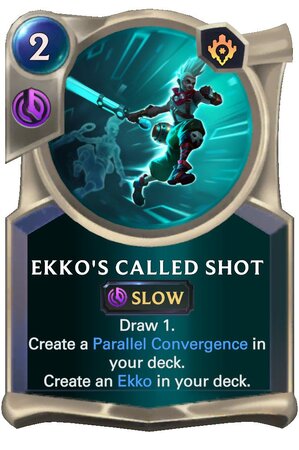 Ekko's Called Shot (LoR Card)