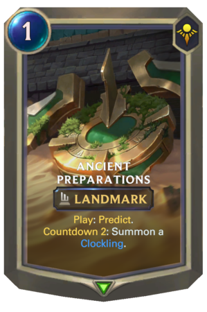 Ancient Preparations (LoR reveal)