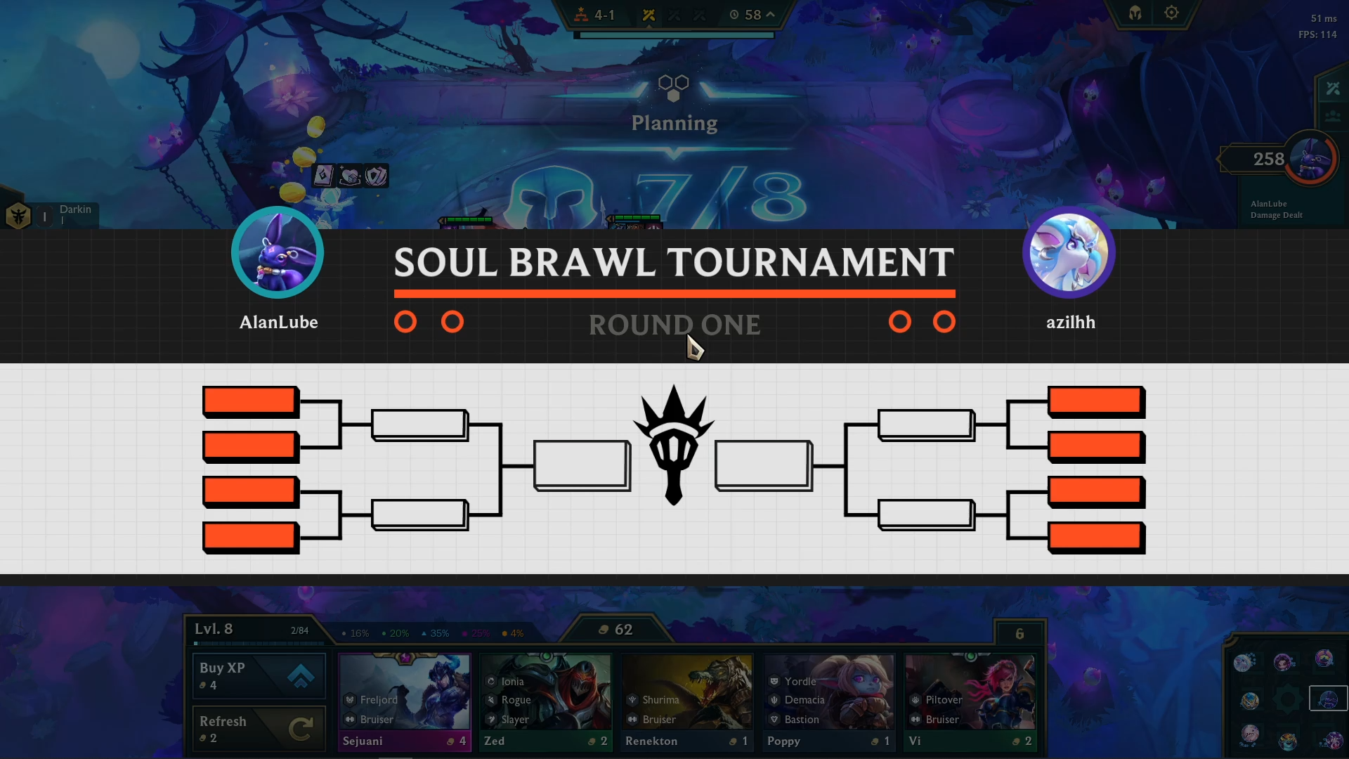 TFT Soul Brawl Bracket