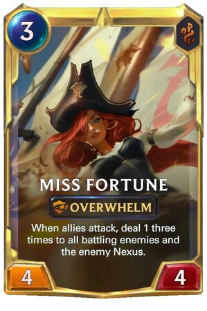 Miss Fortune level 2 (LoR Card)